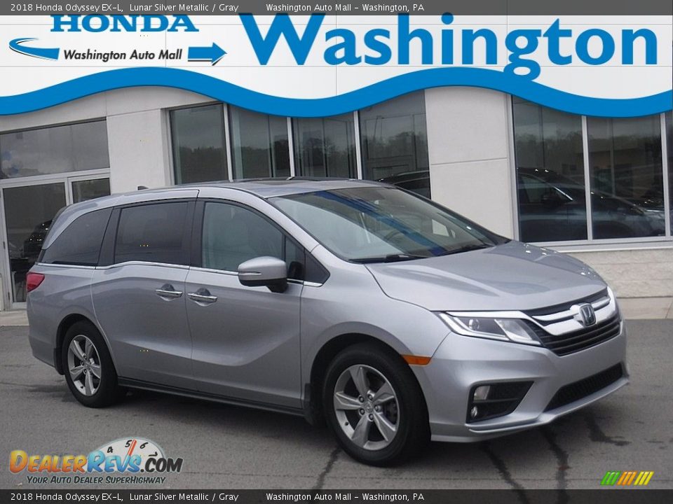 2018 Honda Odyssey EX-L Lunar Silver Metallic / Gray Photo #1