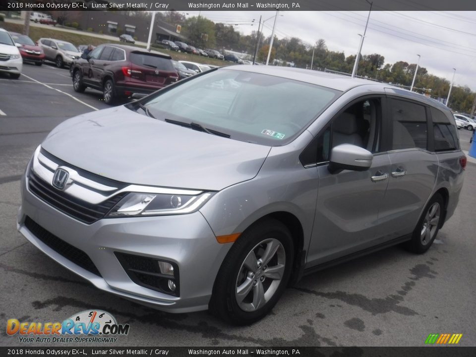 2018 Honda Odyssey EX-L Lunar Silver Metallic / Gray Photo #6