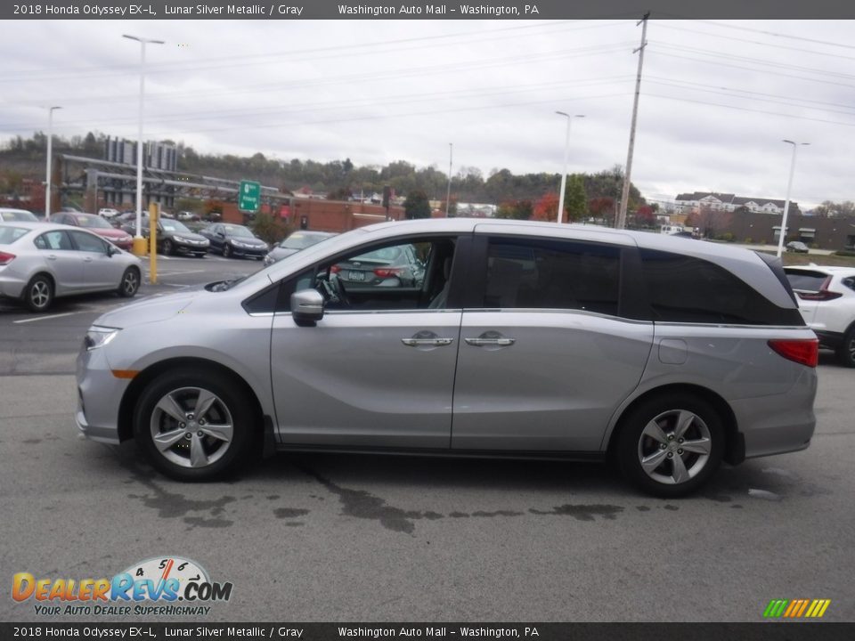 2018 Honda Odyssey EX-L Lunar Silver Metallic / Gray Photo #7