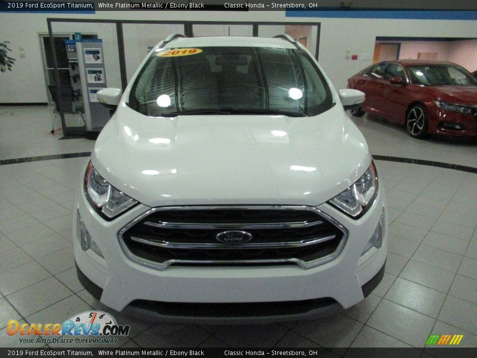 2019 Ford EcoSport Titanium White Platinum Metallic / Ebony Black Photo #2