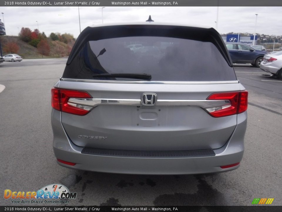 2018 Honda Odyssey EX-L Lunar Silver Metallic / Gray Photo #8