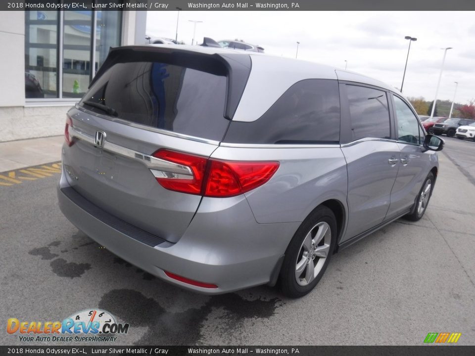 2018 Honda Odyssey EX-L Lunar Silver Metallic / Gray Photo #9