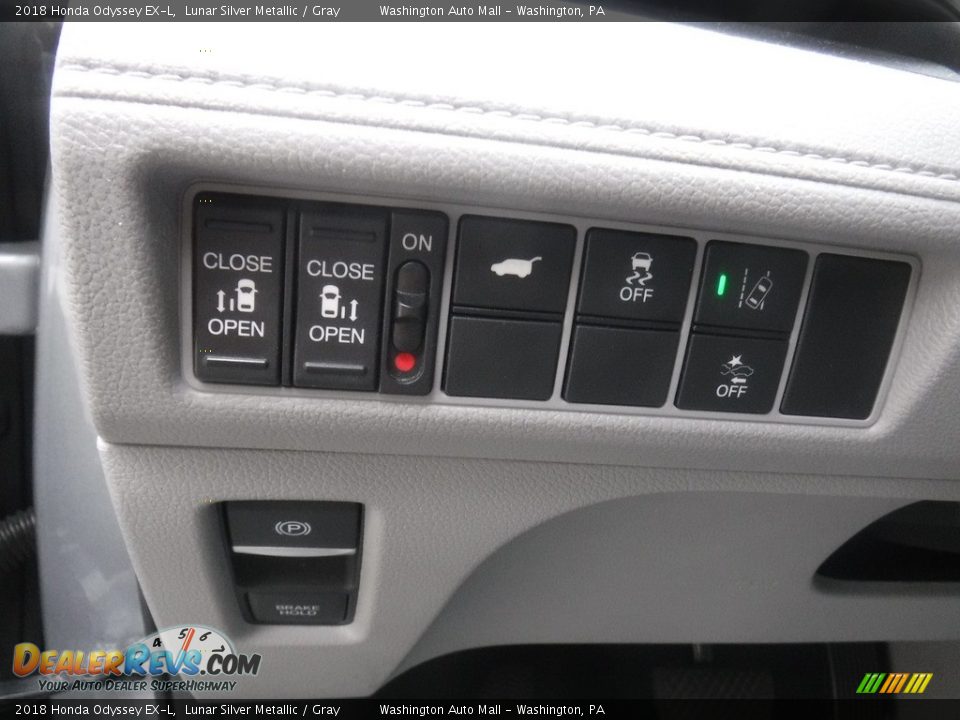 2018 Honda Odyssey EX-L Lunar Silver Metallic / Gray Photo #12