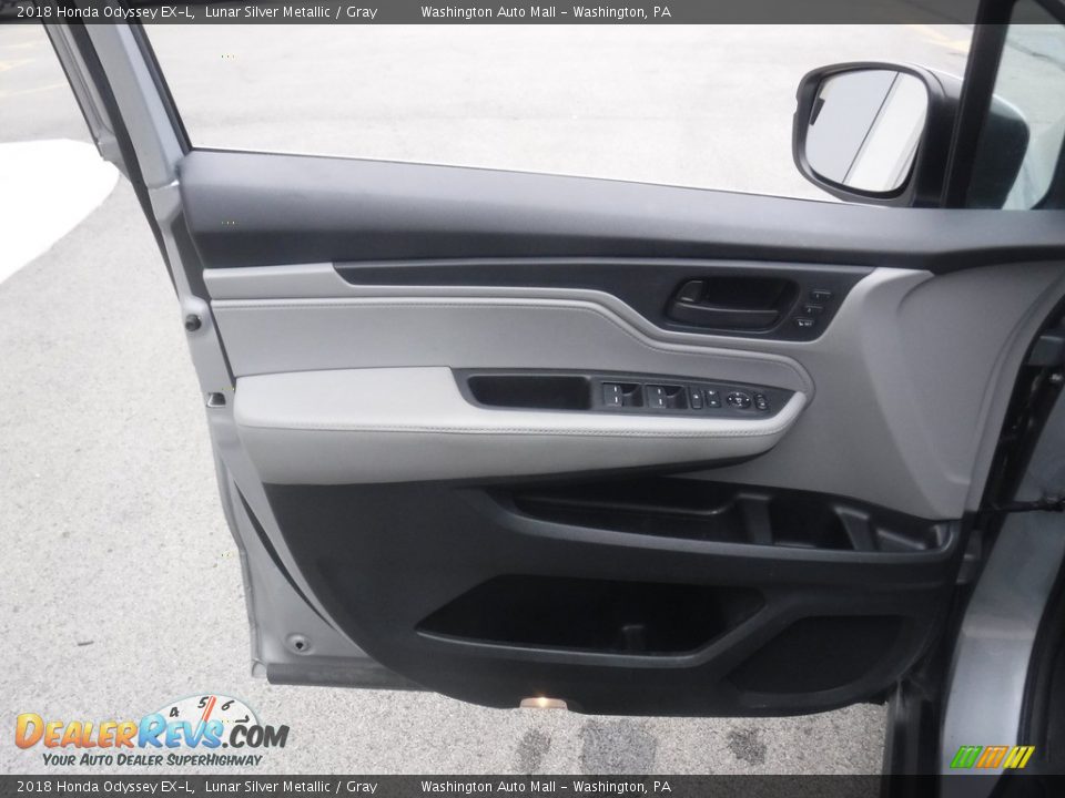 2018 Honda Odyssey EX-L Lunar Silver Metallic / Gray Photo #13