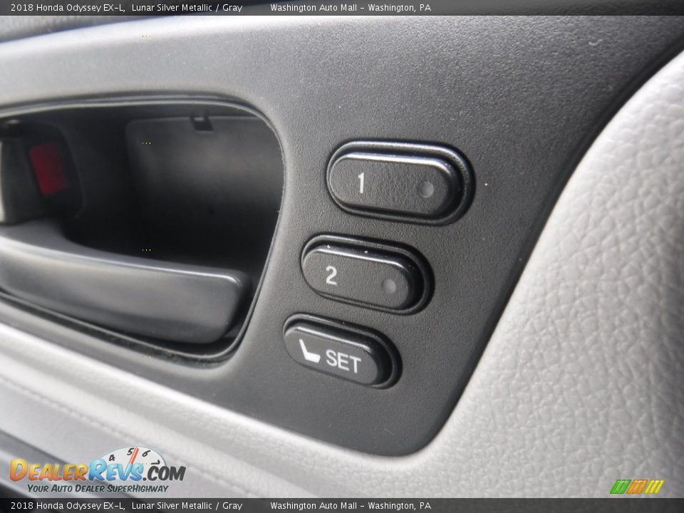 2018 Honda Odyssey EX-L Lunar Silver Metallic / Gray Photo #14