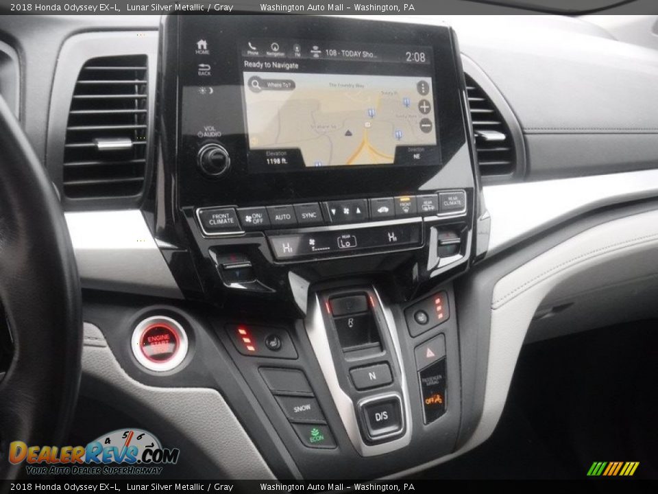 2018 Honda Odyssey EX-L Lunar Silver Metallic / Gray Photo #17