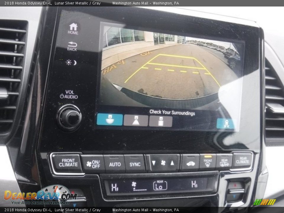 2018 Honda Odyssey EX-L Lunar Silver Metallic / Gray Photo #18