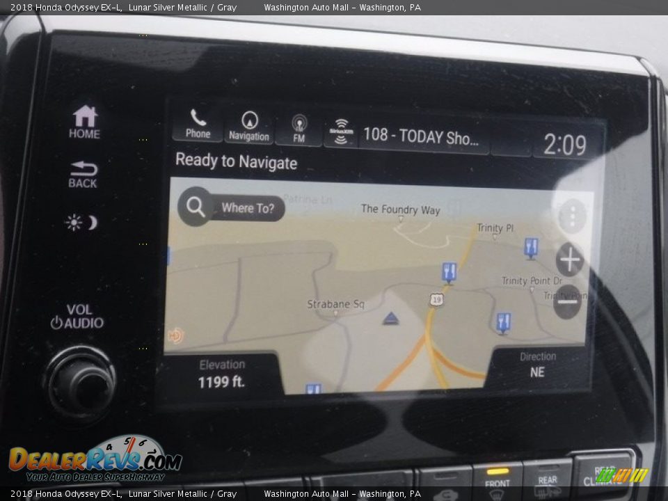 2018 Honda Odyssey EX-L Lunar Silver Metallic / Gray Photo #19