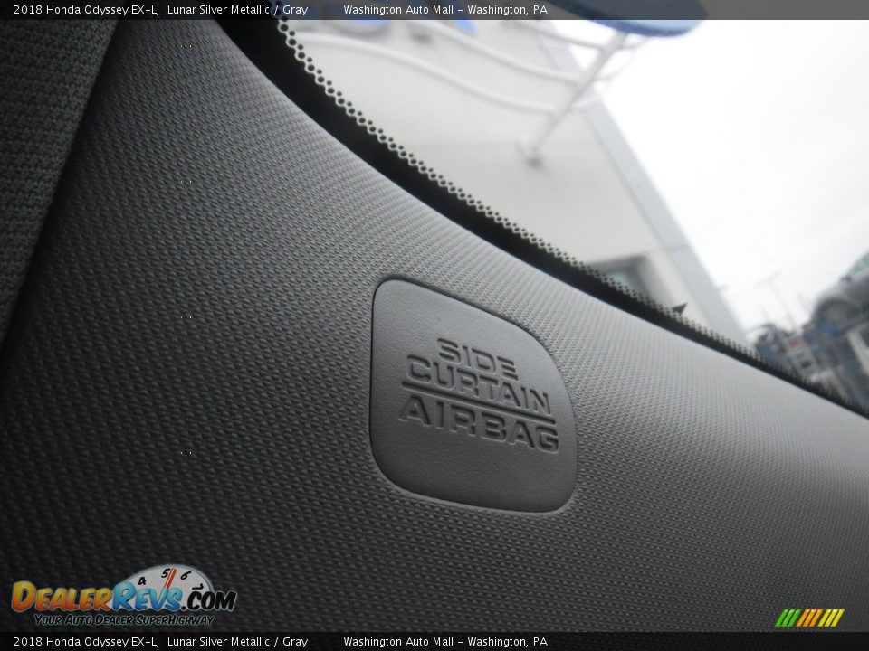 2018 Honda Odyssey EX-L Lunar Silver Metallic / Gray Photo #22