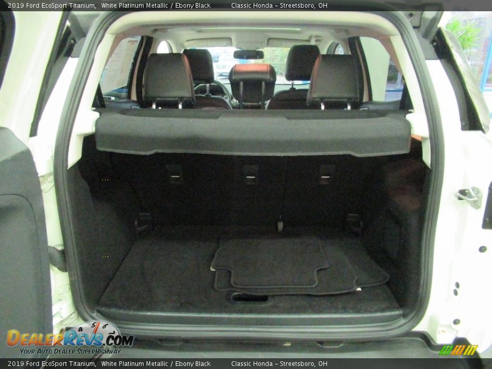 2019 Ford EcoSport Titanium White Platinum Metallic / Ebony Black Photo #20