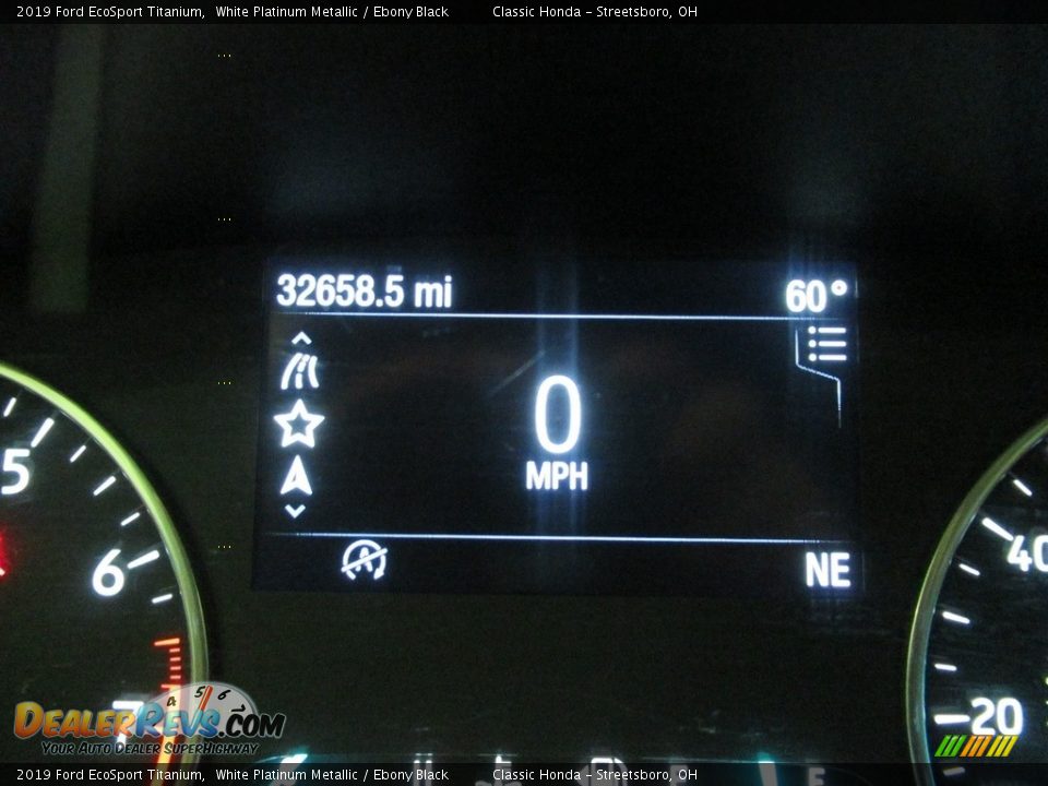 2019 Ford EcoSport Titanium White Platinum Metallic / Ebony Black Photo #29