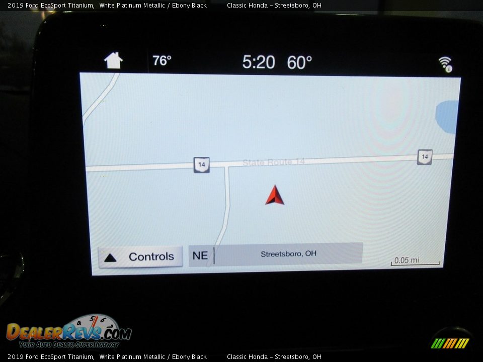 2019 Ford EcoSport Titanium White Platinum Metallic / Ebony Black Photo #32