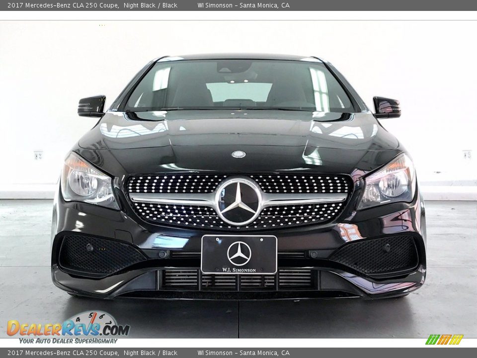 2017 Mercedes-Benz CLA 250 Coupe Night Black / Black Photo #2