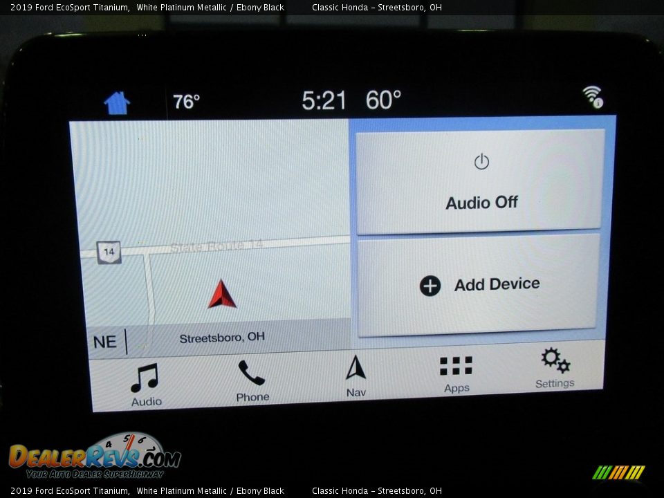 2019 Ford EcoSport Titanium White Platinum Metallic / Ebony Black Photo #33