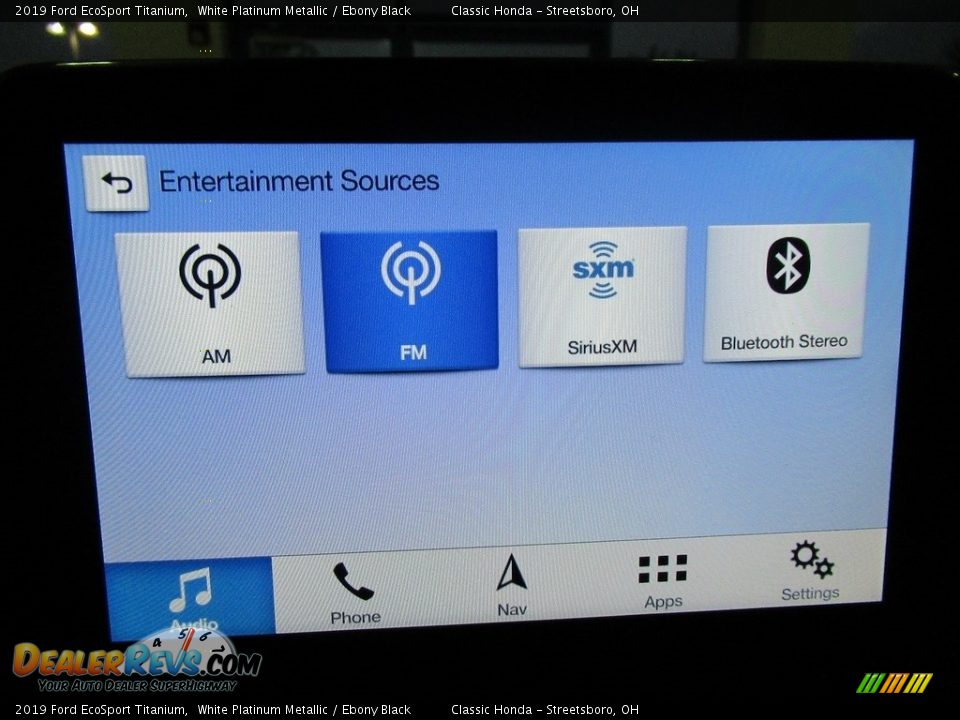 2019 Ford EcoSport Titanium White Platinum Metallic / Ebony Black Photo #34