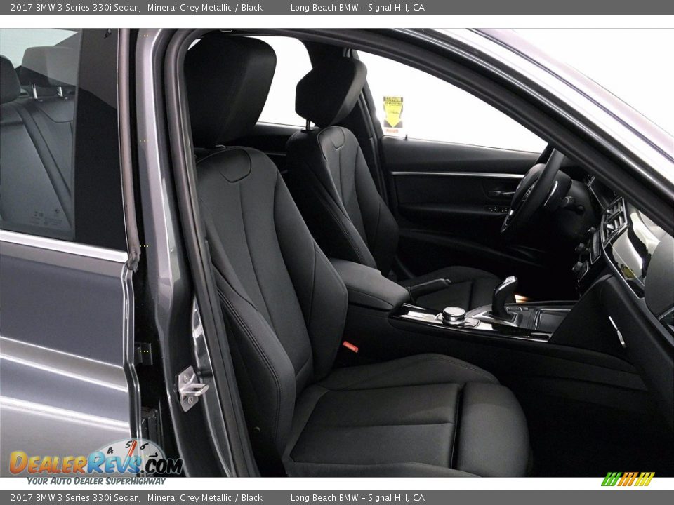 2017 BMW 3 Series 330i Sedan Mineral Grey Metallic / Black Photo #6