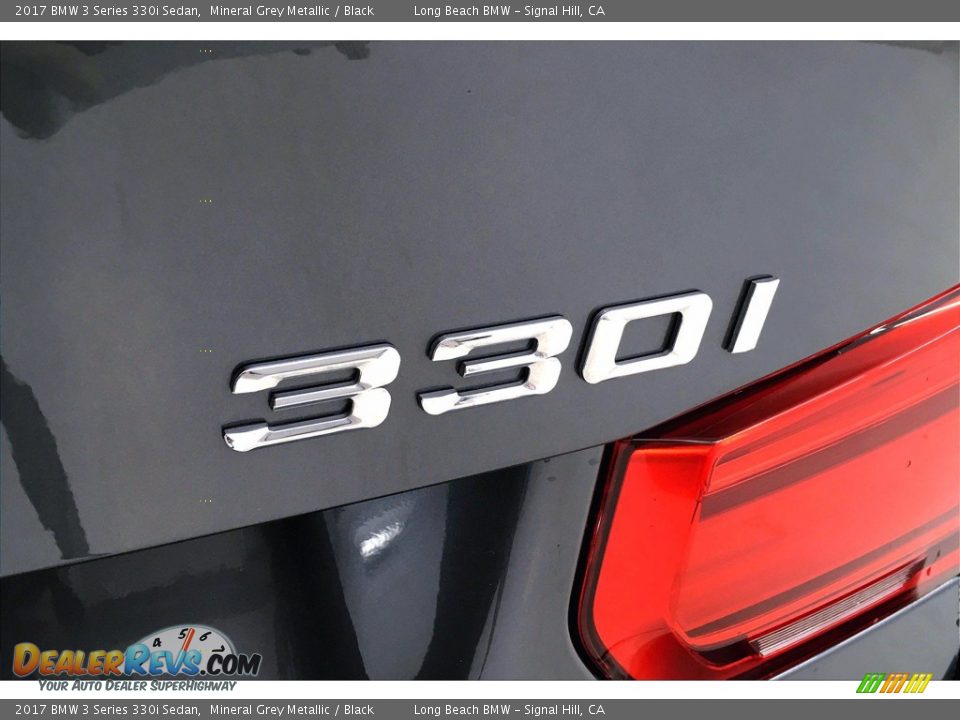 2017 BMW 3 Series 330i Sedan Mineral Grey Metallic / Black Photo #7