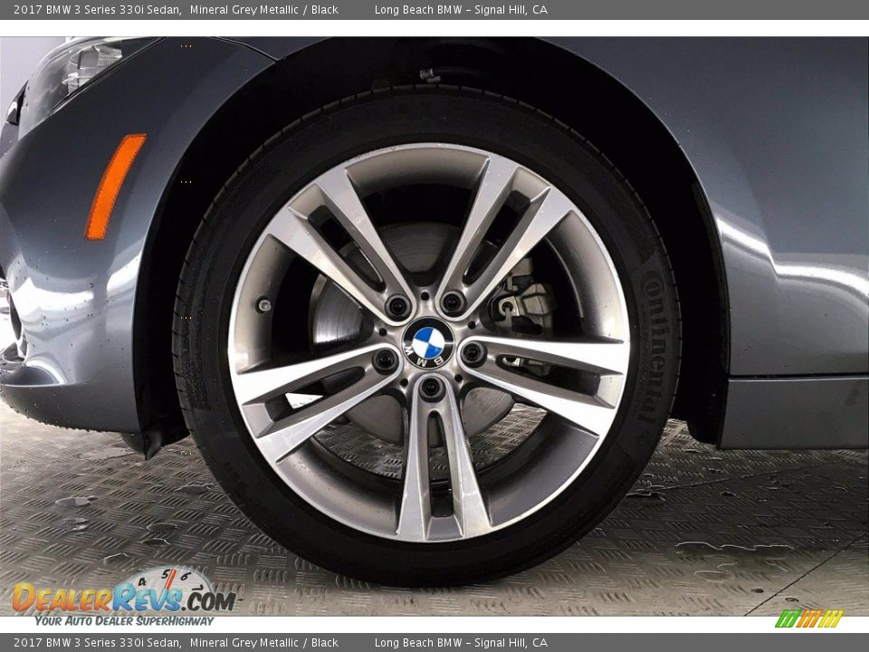 2017 BMW 3 Series 330i Sedan Mineral Grey Metallic / Black Photo #8