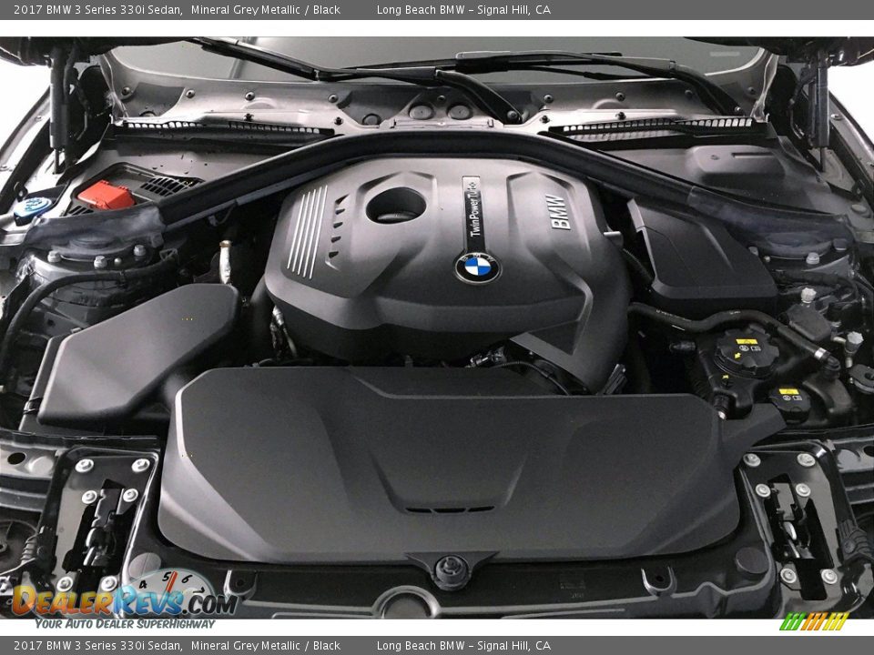 2017 BMW 3 Series 330i Sedan Mineral Grey Metallic / Black Photo #9