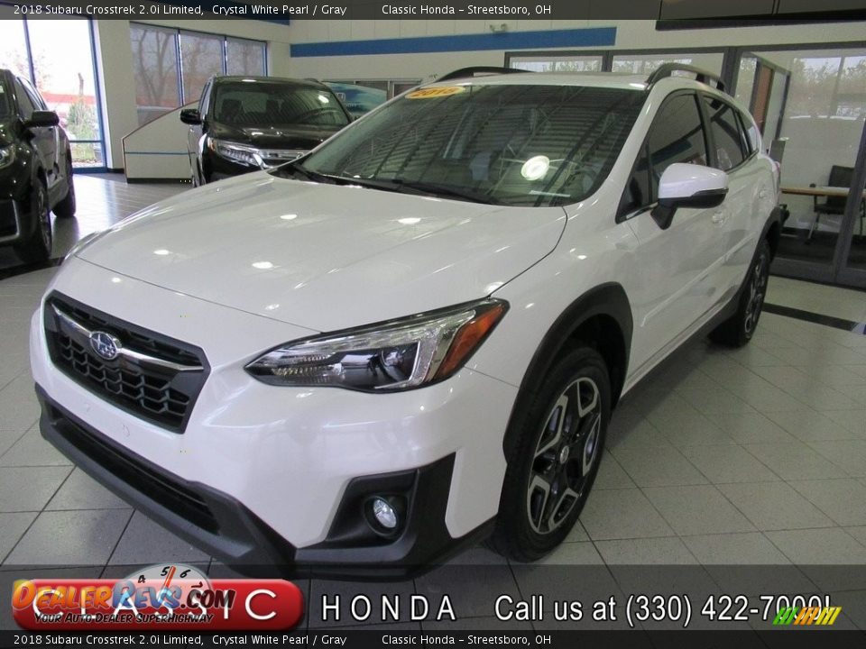 2018 Subaru Crosstrek 2.0i Limited Crystal White Pearl / Gray Photo #1