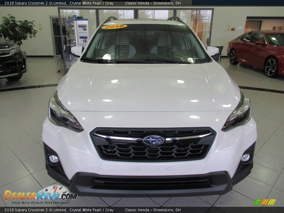 2018 Subaru Crosstrek 2.0i Limited Crystal White Pearl / Gray Photo #2