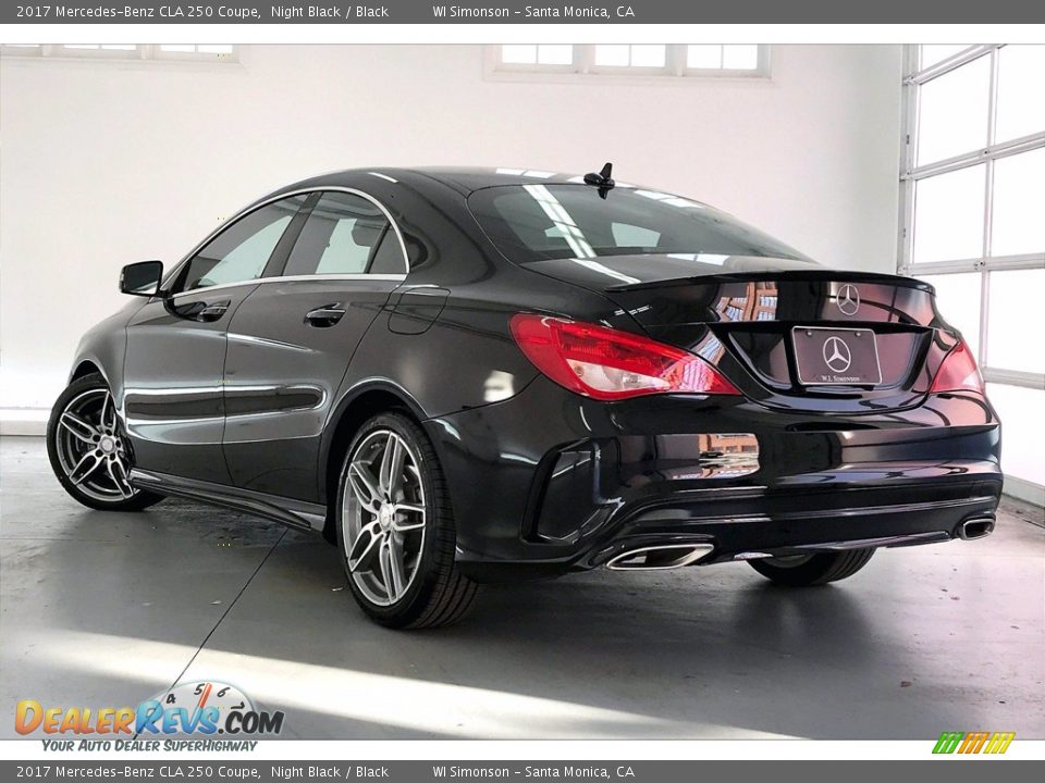 2017 Mercedes-Benz CLA 250 Coupe Night Black / Black Photo #10