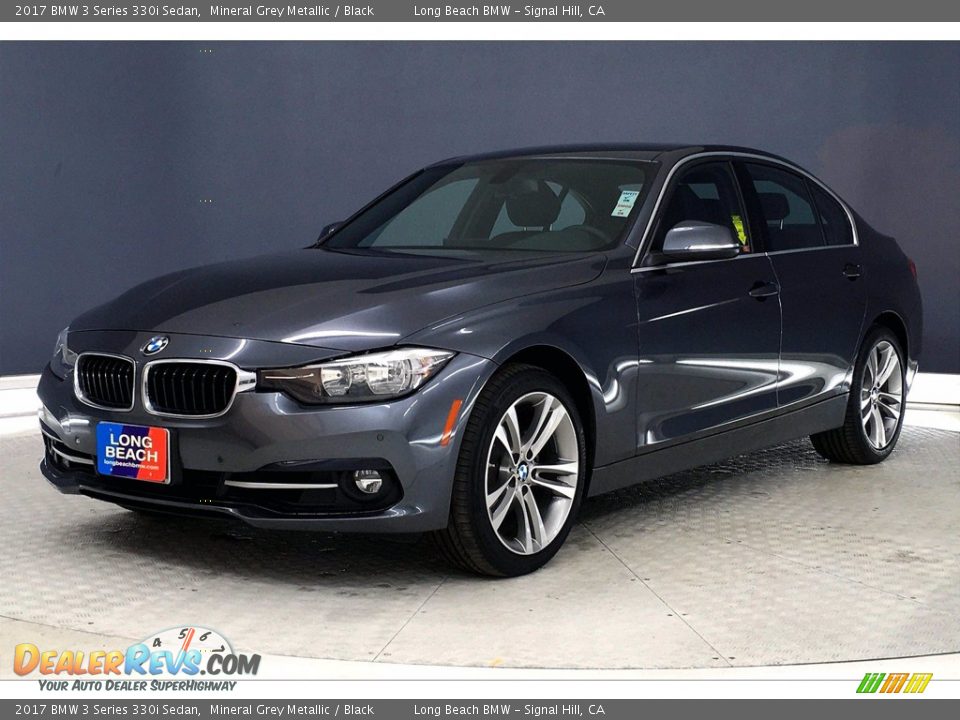 2017 BMW 3 Series 330i Sedan Mineral Grey Metallic / Black Photo #12
