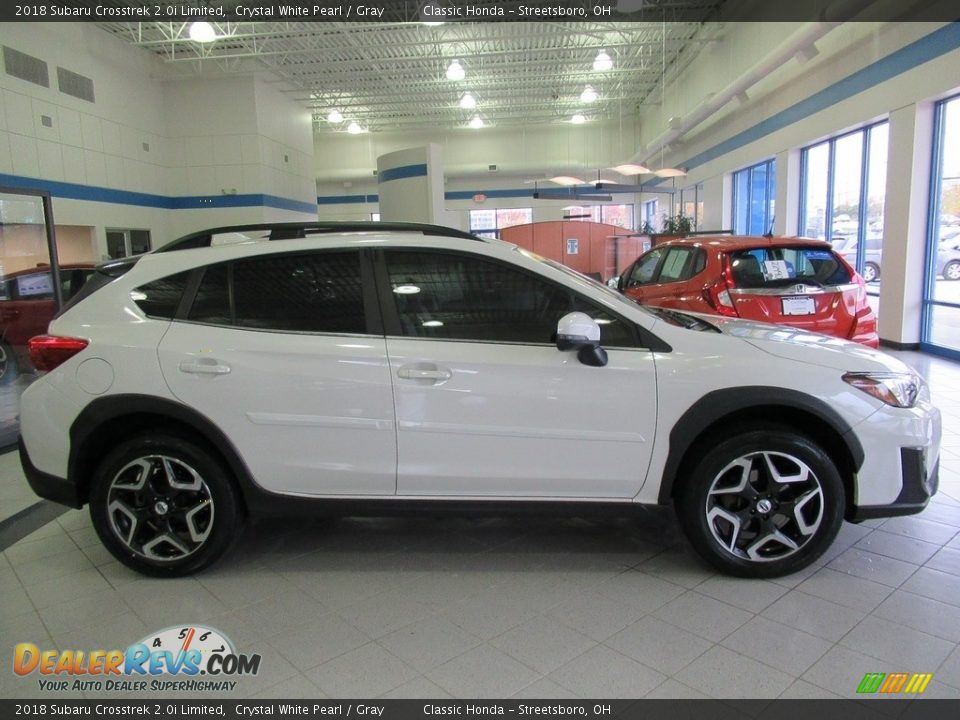 2018 Subaru Crosstrek 2.0i Limited Crystal White Pearl / Gray Photo #4
