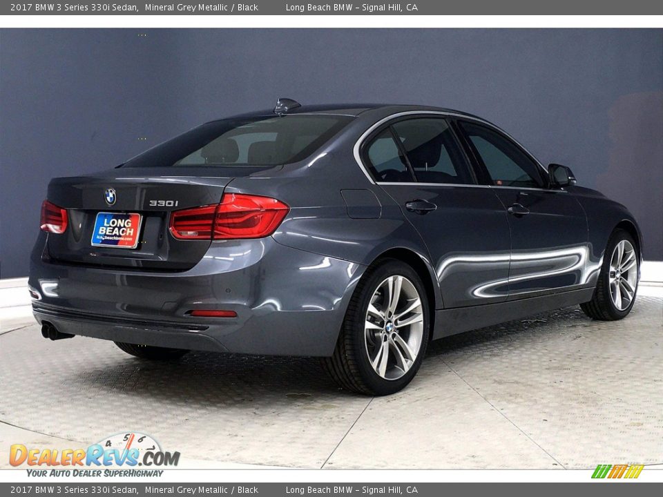 2017 BMW 3 Series 330i Sedan Mineral Grey Metallic / Black Photo #13