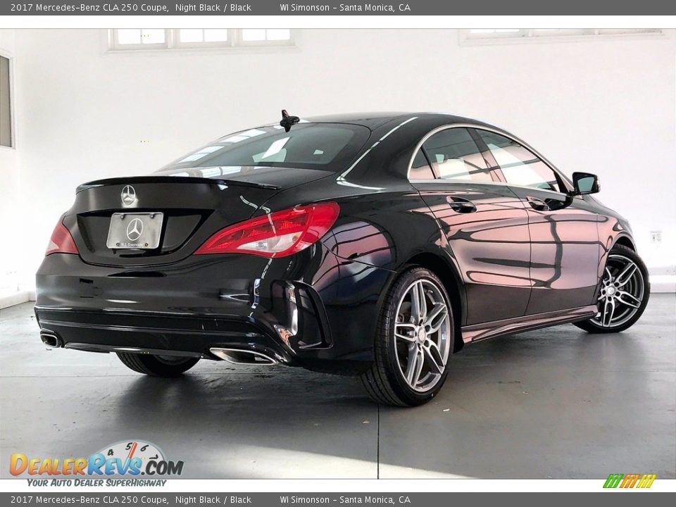 2017 Mercedes-Benz CLA 250 Coupe Night Black / Black Photo #13