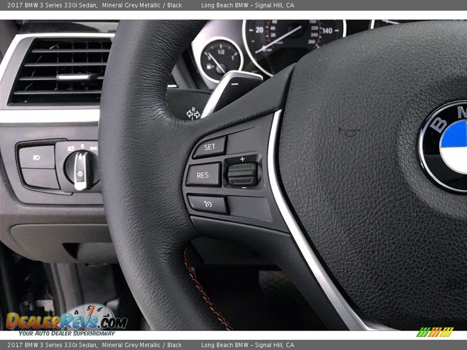 2017 BMW 3 Series 330i Sedan Mineral Grey Metallic / Black Photo #18