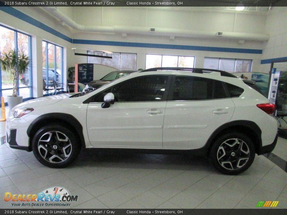 2018 Subaru Crosstrek 2.0i Limited Crystal White Pearl / Gray Photo #10