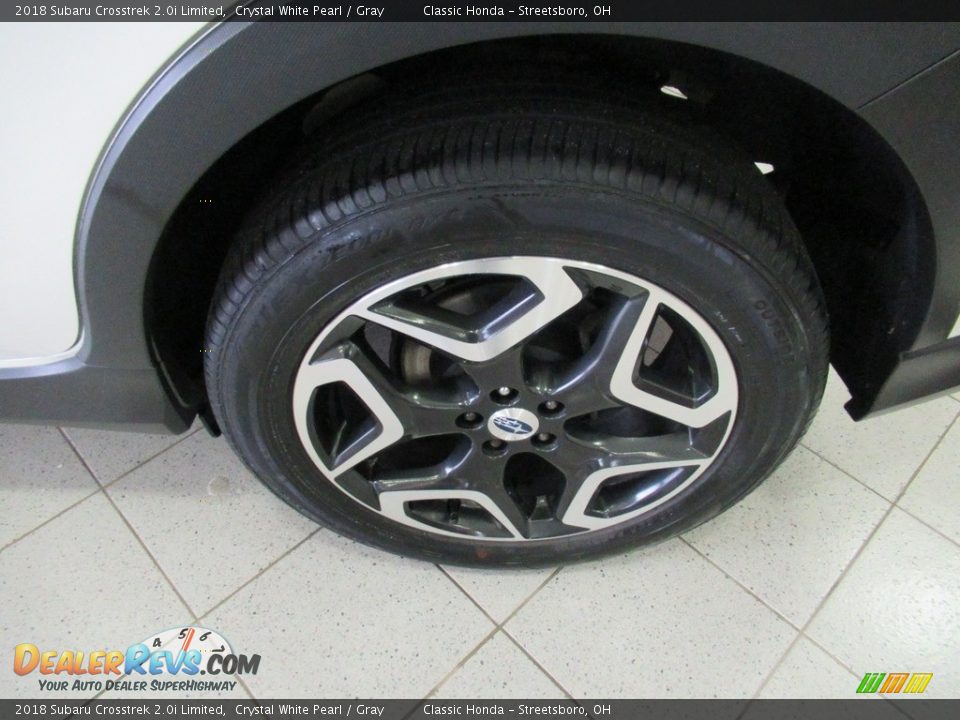 2018 Subaru Crosstrek 2.0i Limited Crystal White Pearl / Gray Photo #11