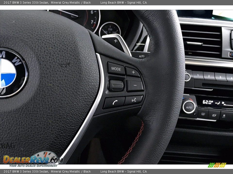 2017 BMW 3 Series 330i Sedan Mineral Grey Metallic / Black Photo #19