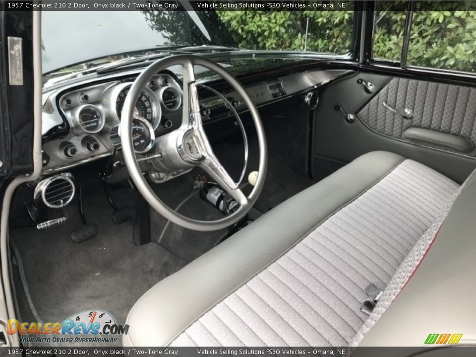 Two-Tone Gray Interior - 1957 Chevrolet 210 2 Door Photo #5