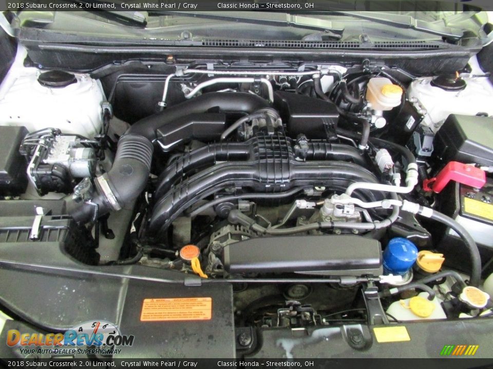 2018 Subaru Crosstrek 2.0i Limited Crystal White Pearl / Gray Photo #13