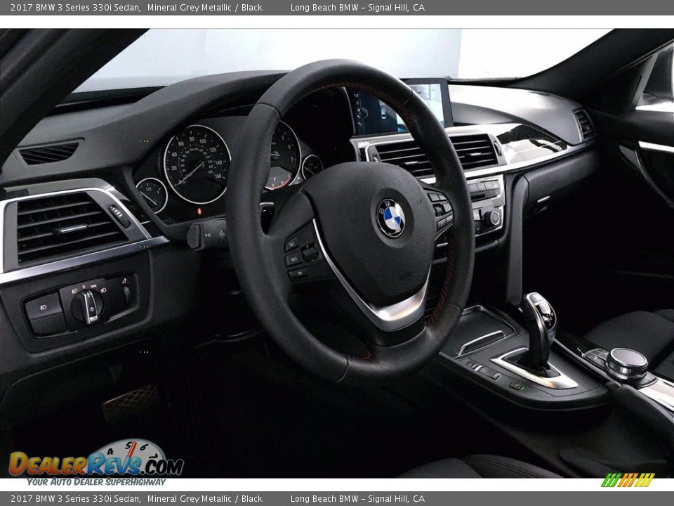 2017 BMW 3 Series 330i Sedan Mineral Grey Metallic / Black Photo #21