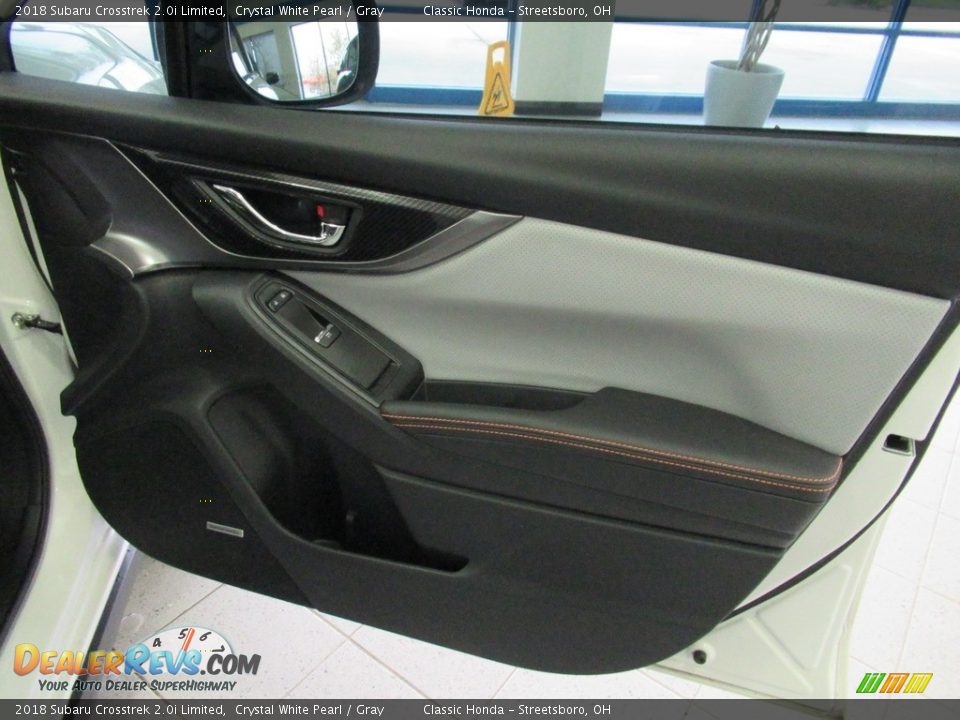 2018 Subaru Crosstrek 2.0i Limited Crystal White Pearl / Gray Photo #14