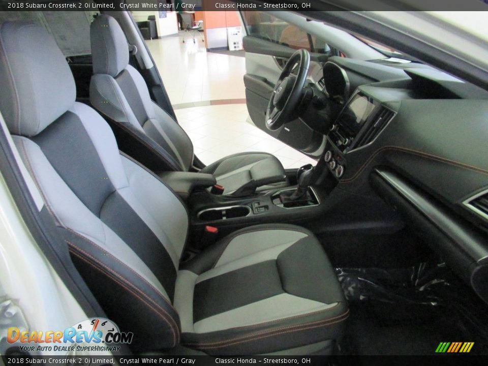 2018 Subaru Crosstrek 2.0i Limited Crystal White Pearl / Gray Photo #16