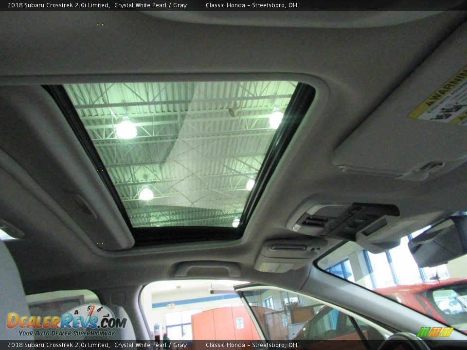 2018 Subaru Crosstrek 2.0i Limited Crystal White Pearl / Gray Photo #17