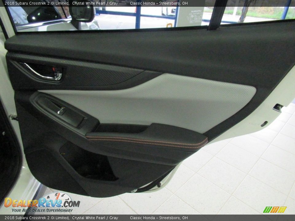 2018 Subaru Crosstrek 2.0i Limited Crystal White Pearl / Gray Photo #18