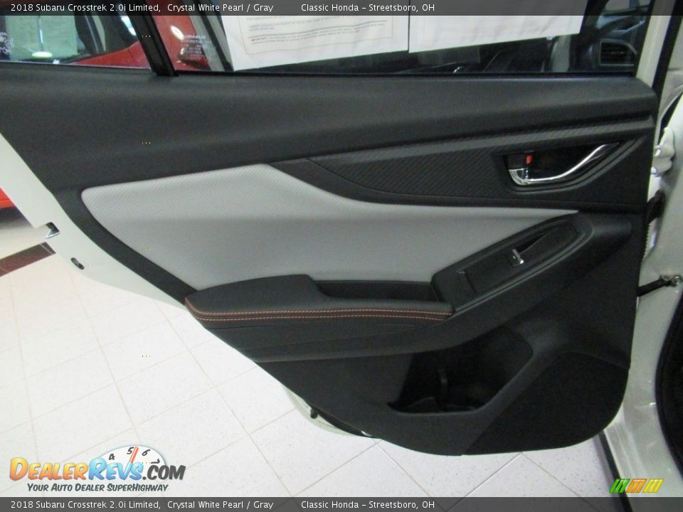 2018 Subaru Crosstrek 2.0i Limited Crystal White Pearl / Gray Photo #23