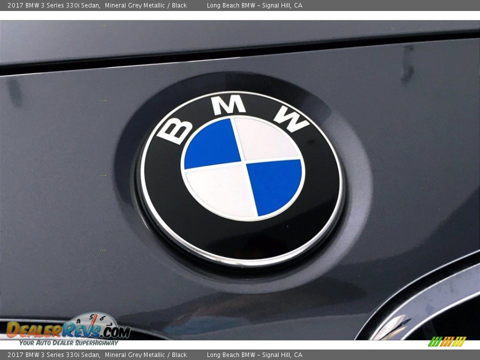2017 BMW 3 Series 330i Sedan Mineral Grey Metallic / Black Photo #32