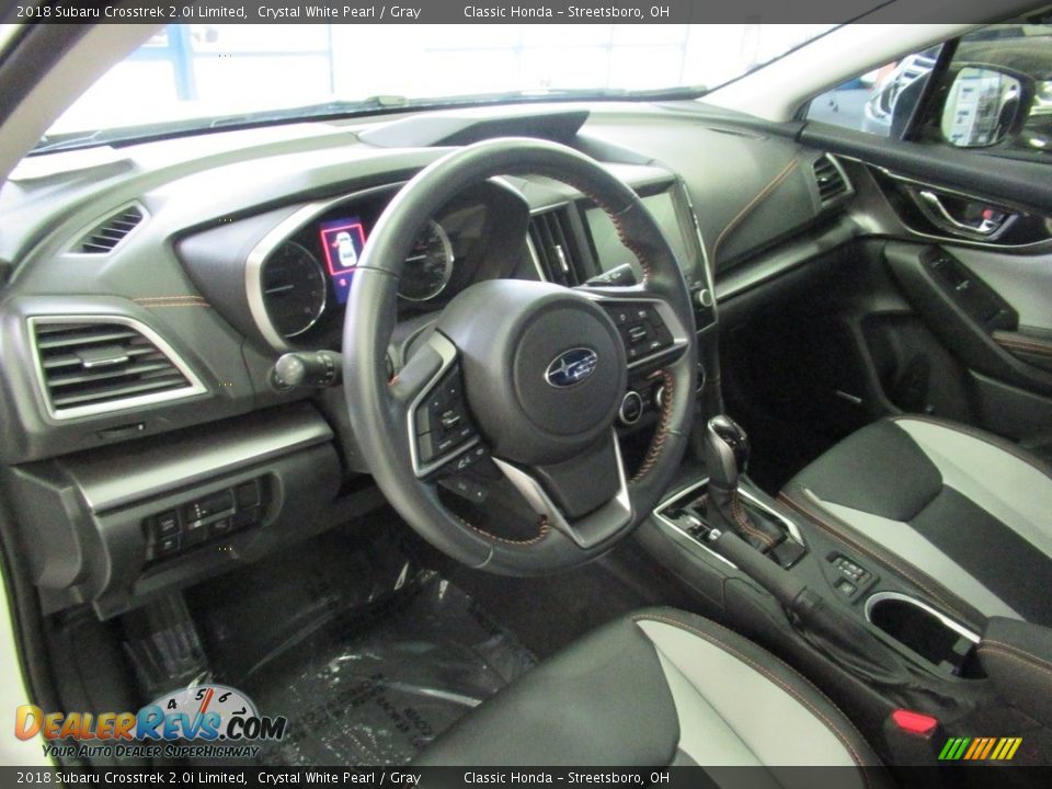 2018 Subaru Crosstrek 2.0i Limited Crystal White Pearl / Gray Photo #28