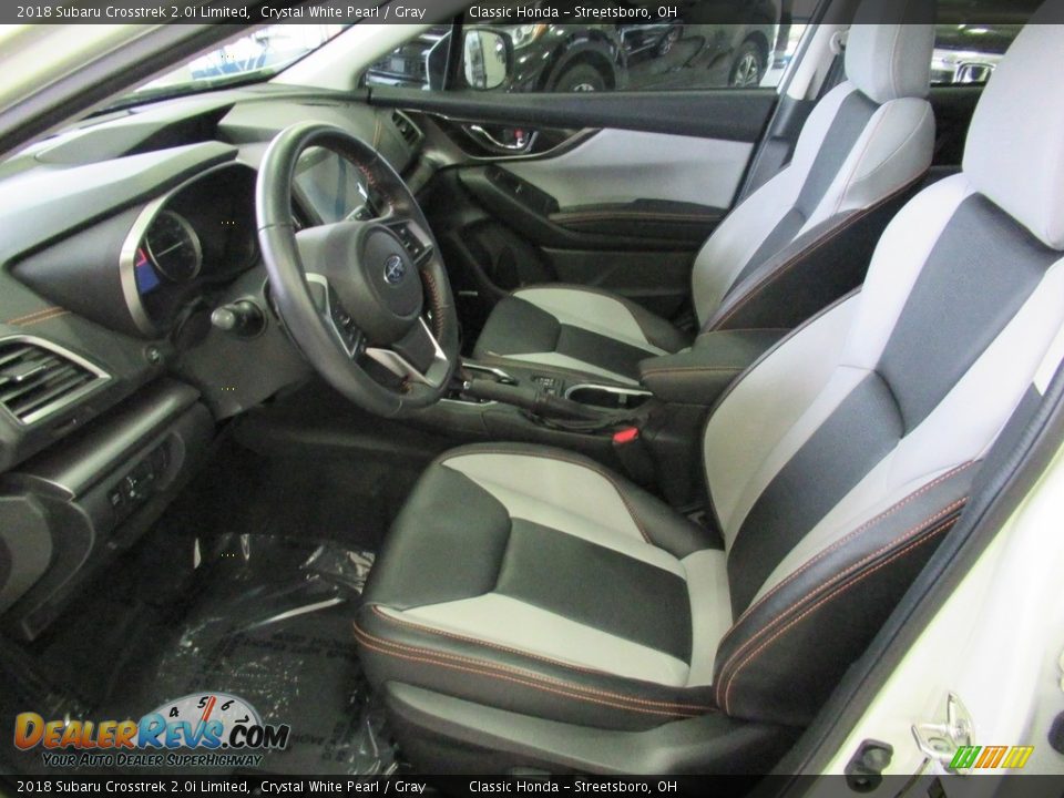 2018 Subaru Crosstrek 2.0i Limited Crystal White Pearl / Gray Photo #29
