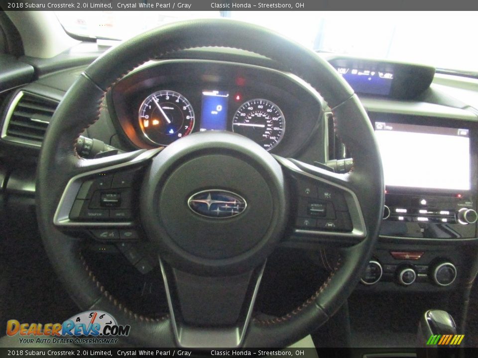 2018 Subaru Crosstrek 2.0i Limited Crystal White Pearl / Gray Photo #31