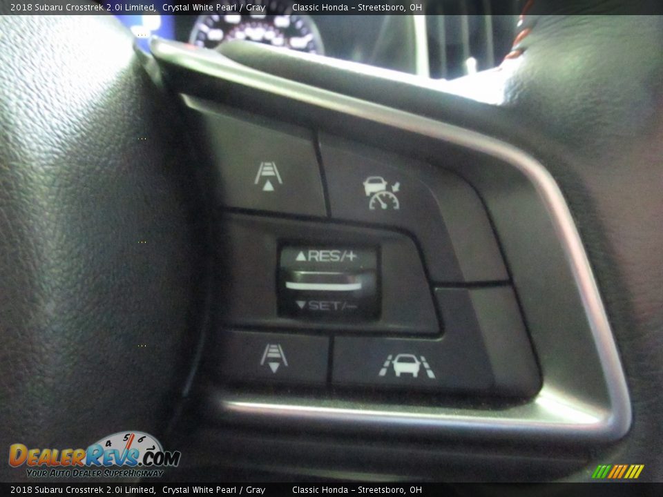 2018 Subaru Crosstrek 2.0i Limited Crystal White Pearl / Gray Photo #33