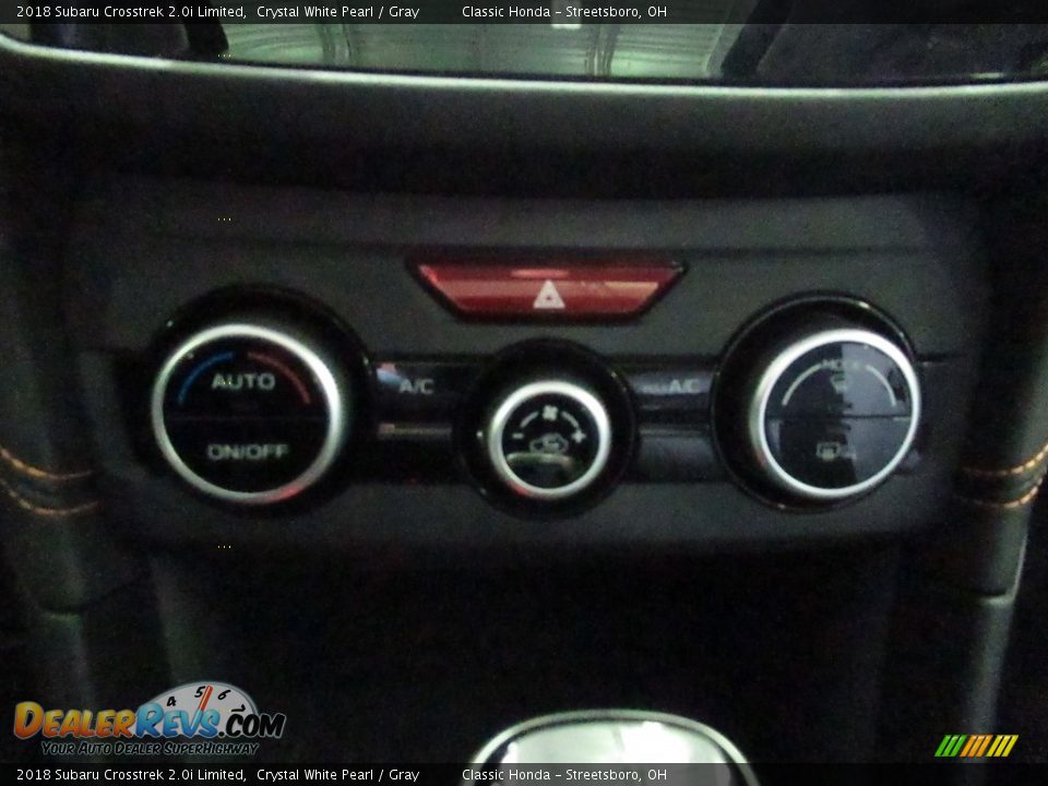 2018 Subaru Crosstrek 2.0i Limited Crystal White Pearl / Gray Photo #36