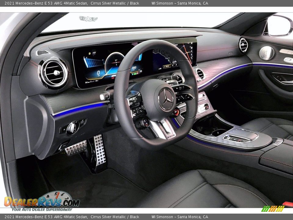 2021 Mercedes-Benz E 53 AMG 4Matic Sedan Cirrus Silver Metallic / Black Photo #4