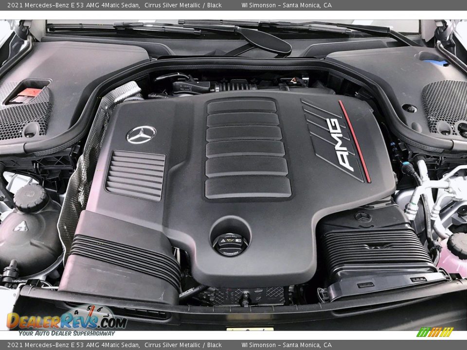 2021 Mercedes-Benz E 53 AMG 4Matic Sedan Cirrus Silver Metallic / Black Photo #8